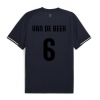 Camisa de Futebol Girona Donny van de Beek #6 Equipamento Alternativo 2025-26 Manga Curta